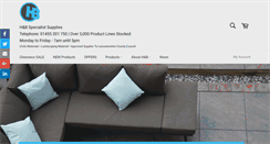 Desktop Screenshot of hbspecialistsupplies.com